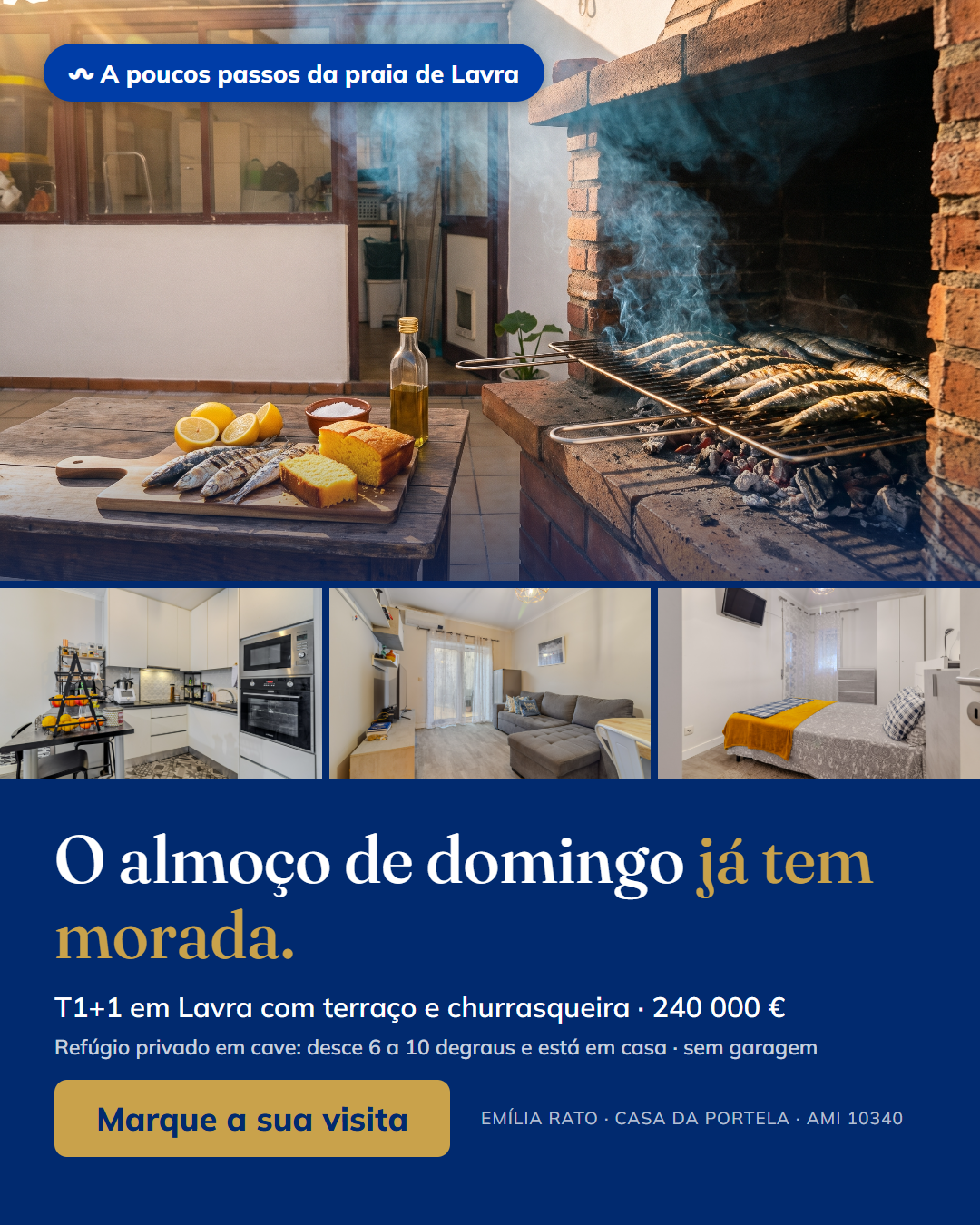 Sardinhas no terraço